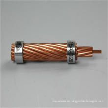 Cable eléctrico, revestido de cobre, filamento de acero, cable